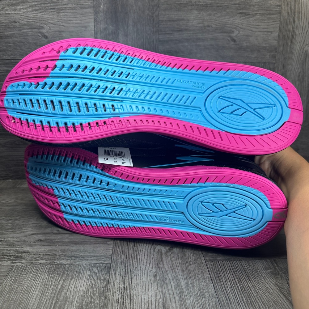 Reebok Nano X3 Froning Mens 13 Black Pink Cyan Training Gym Shoes NEW - Picture 7 of 8